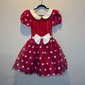Disney NWT Minnie Mouse Kids Costume Dress Size S